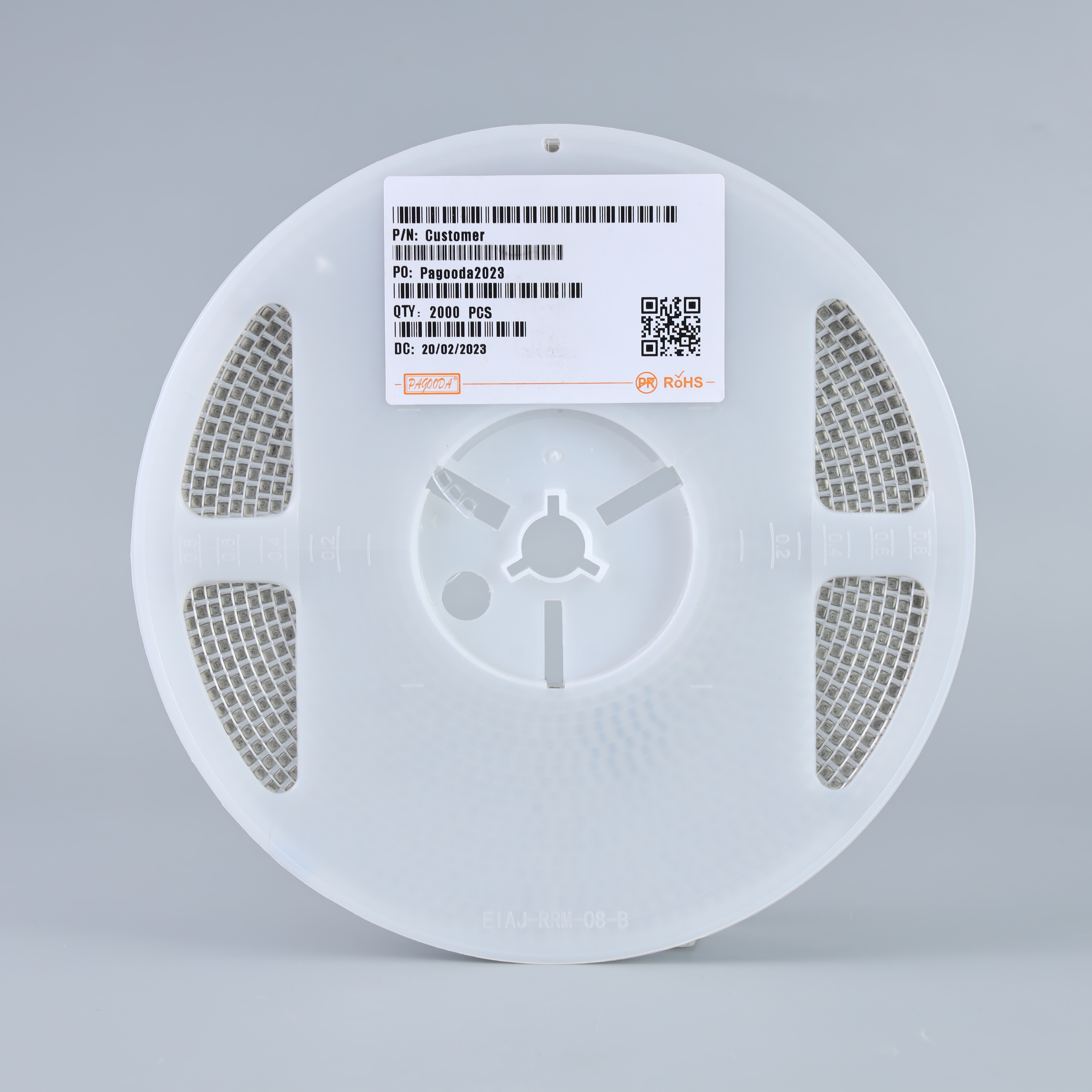 車規(guī)電容 0402 X7S 105K(1uF) 10V ±10% 厚度0.5mm