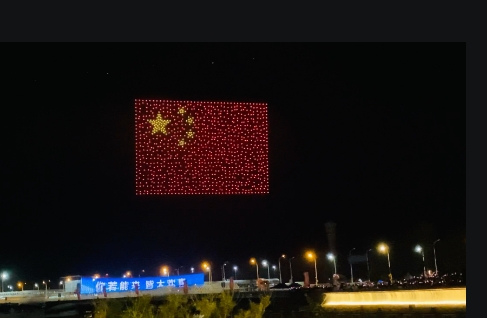 無人機國旗表演